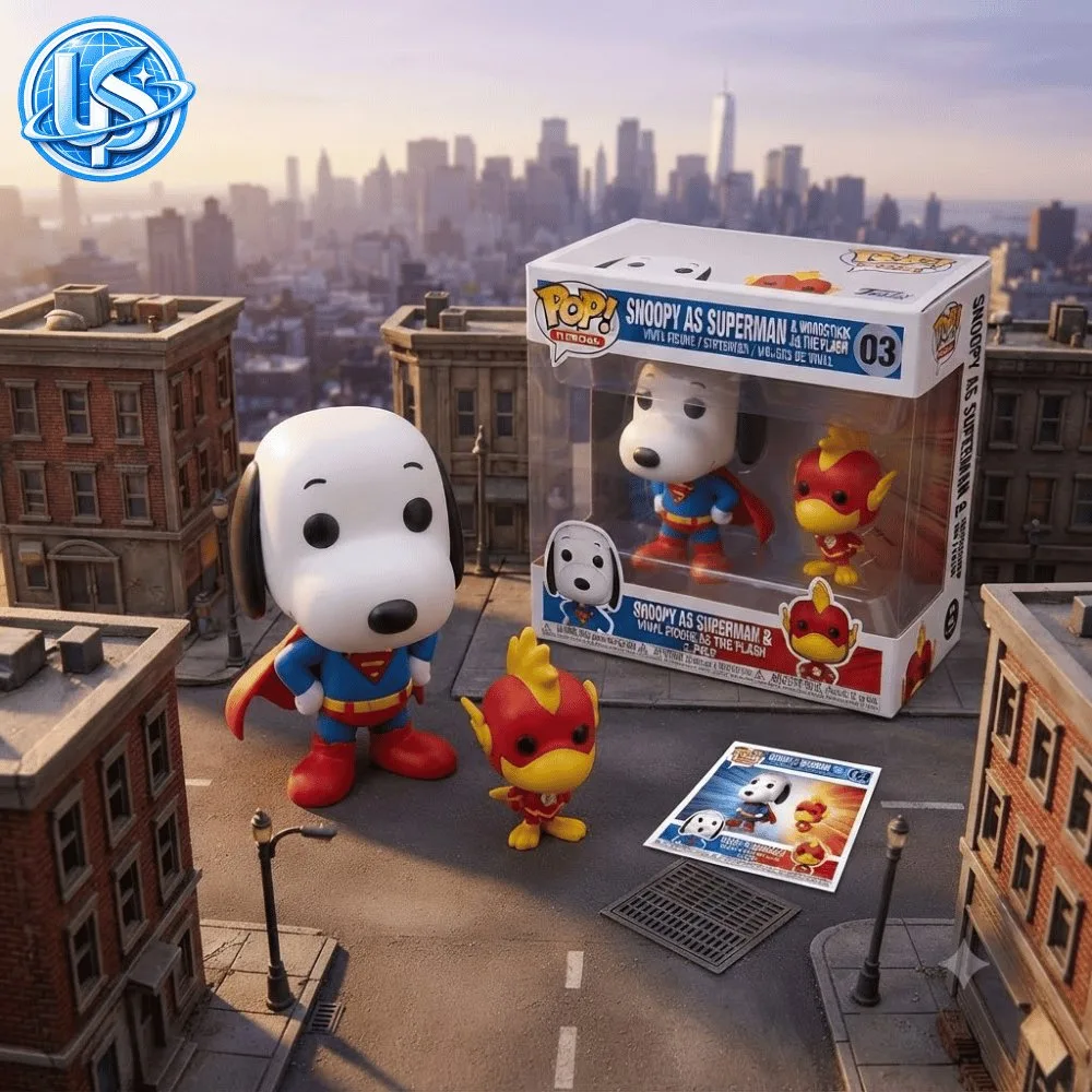 Funko Pop! Heroes 2-pack Snoopy as Superman & Woodstock as The Flash Figure 13 Funko Pop! Heroes 2-pack Snoopy as Superman & Woodstock as The Flash Figure