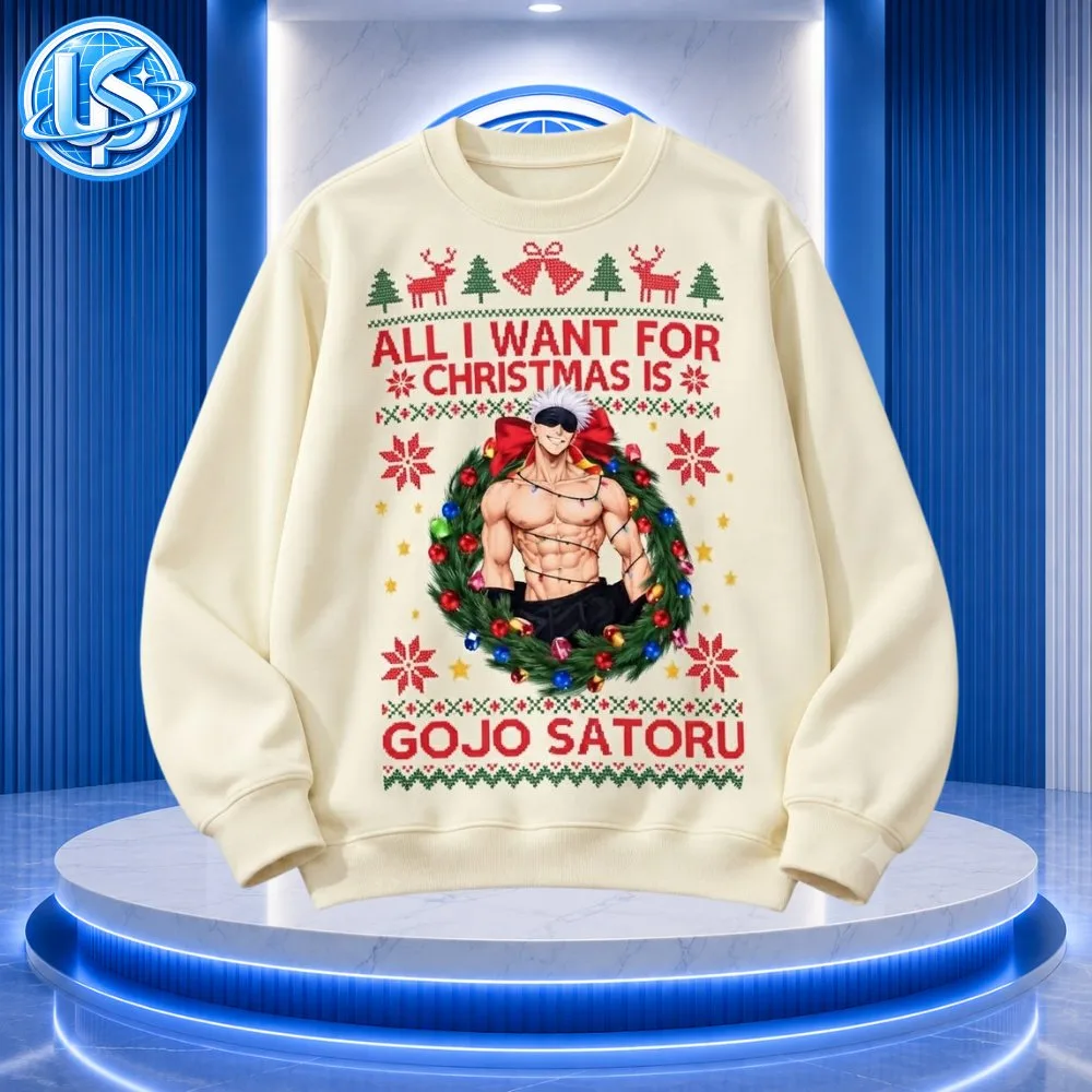 Jujutsu Kaisen ALL I WANT FOR CHRISTMAS IS GOJO SATORU Special Sweatshirt
