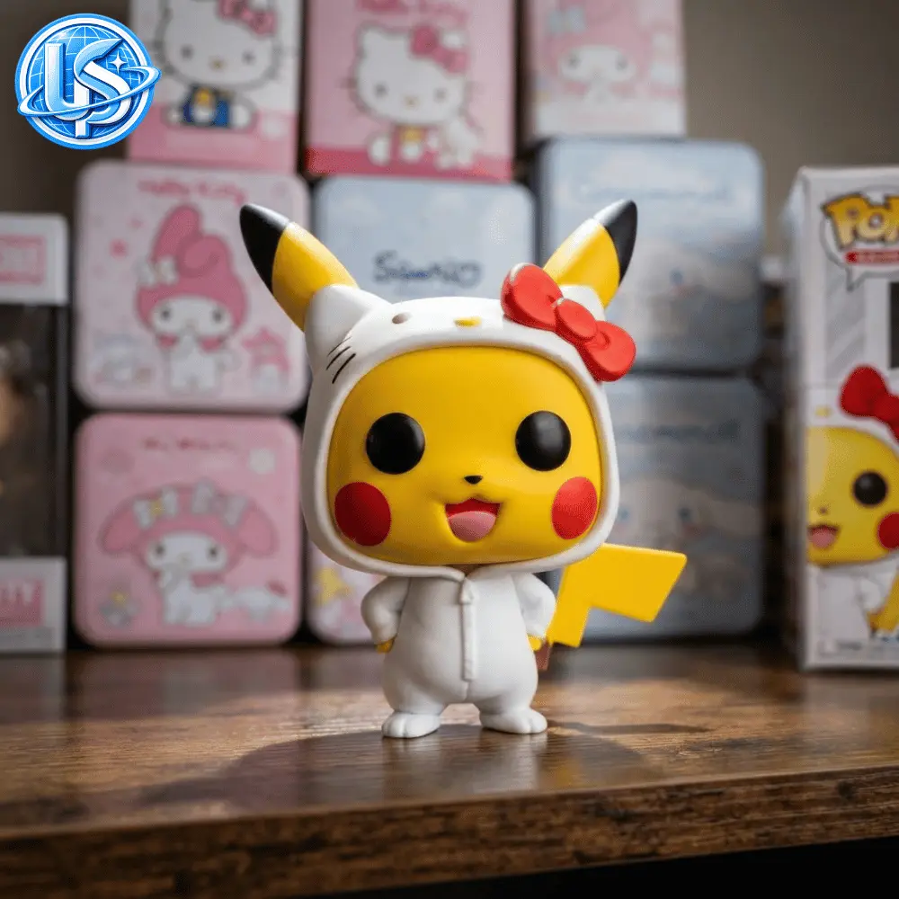 Funko Pop! Games Pikachu (Hello Kitty Onesie) PikaKitty Special Edition Figure 8 Funko Pop! Games Pikachu (Hello Kitty Onesie) PikaKitty Special Edition Figure