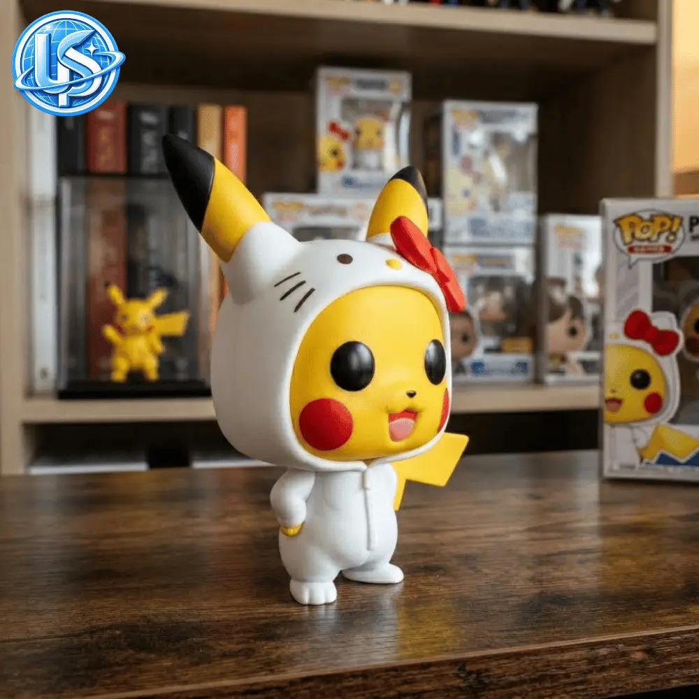 Funko Pop! Games Pikachu (Hello Kitty Onesie) PikaKitty Special Edition Figure 9 Funko Pop! Games Pikachu (Hello Kitty Onesie) PikaKitty Special Edition Figure