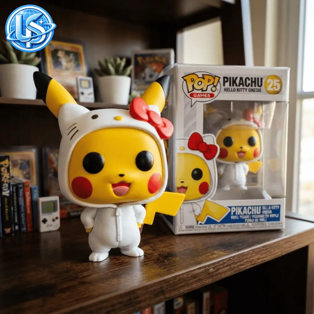 Funko Pop! Games Pikachu (Hello Kitty Onesie) PikaKitty Special Edition Figure 11 Funko Pop! Games Pikachu (Hello Kitty Onesie) PikaKitty Special Edition Figure