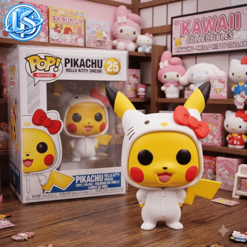 Funko Pop! Games Pikachu (Hello Kitty Onesie) PikaKitty Special Edition Figure 13 Funko Pop! Games Pikachu (Hello Kitty Onesie) PikaKitty Special Edition Figure