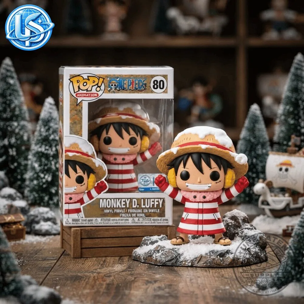 Funko Pop! Animation: One Piece - Monkey D. Luffy Winter Edition Figure 9 Funko Pop! Animation: One Piece - Monkey D. Luffy Winter Edition Figure