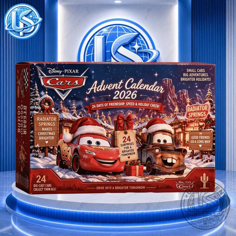 "2026 Special Edition Advent Calendar and Jerseys: Disney, Corinthians, Cocodrilos" 5 Disney Pixar Cars Advent Calendar Special Edition 2026 11