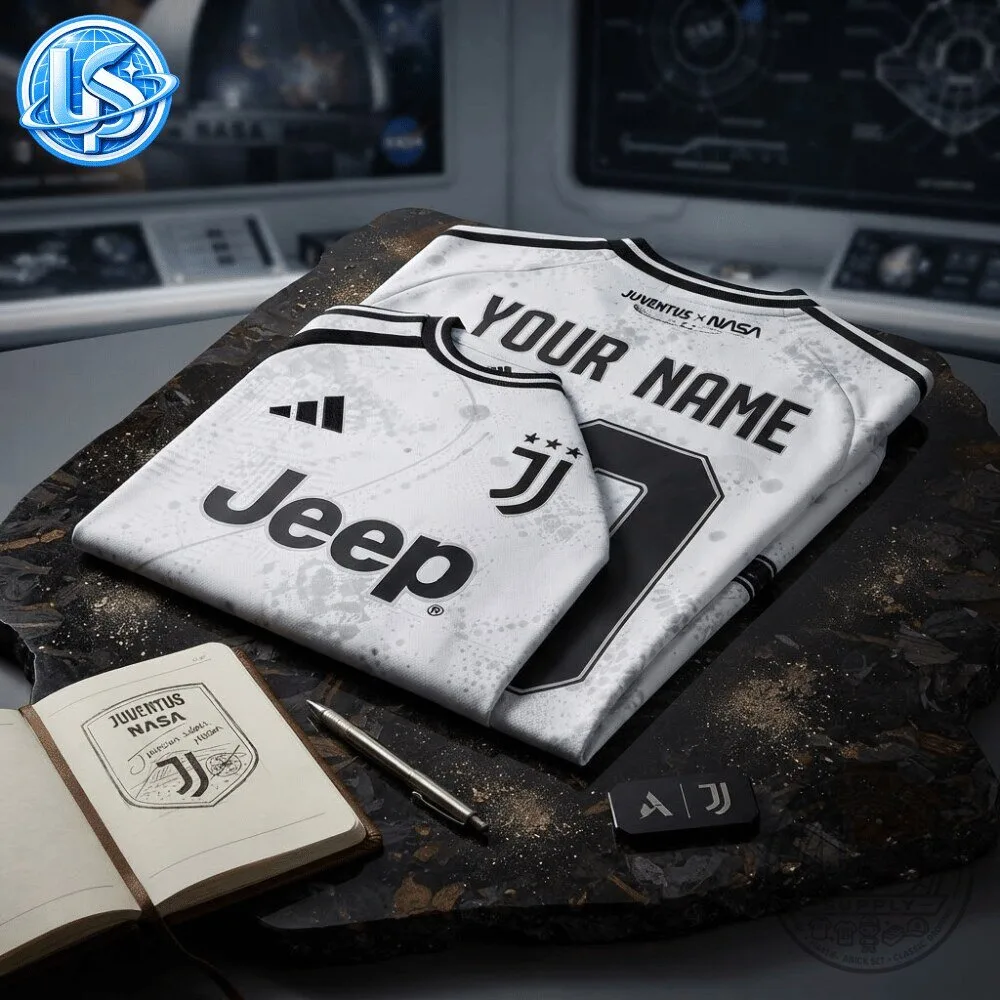 JUVENTUS × ADIDAS x NASA Third Jersey Shirt Special Edition 2026 8 JUVENTUS × ADIDAS x NASA Third Jersey Shirt Special Edition 2026