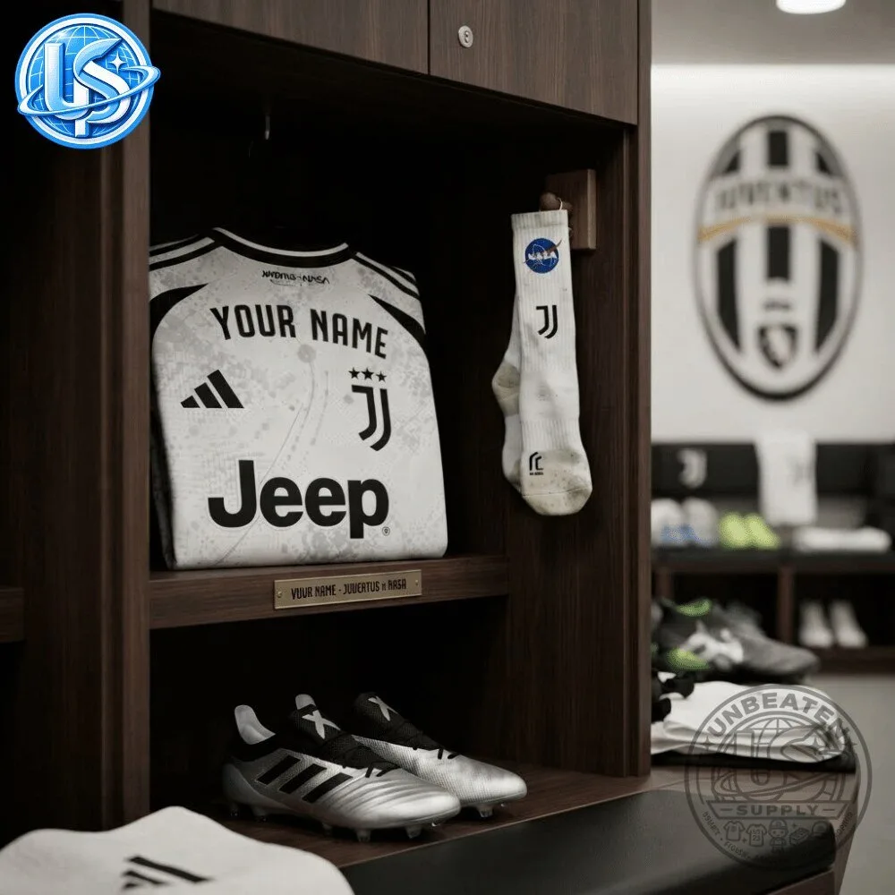 JUVENTUS × ADIDAS x NASA Third Jersey Shirt Special Edition 2026 9 JUVENTUS × ADIDAS x NASA Third Jersey Shirt Special Edition 2026