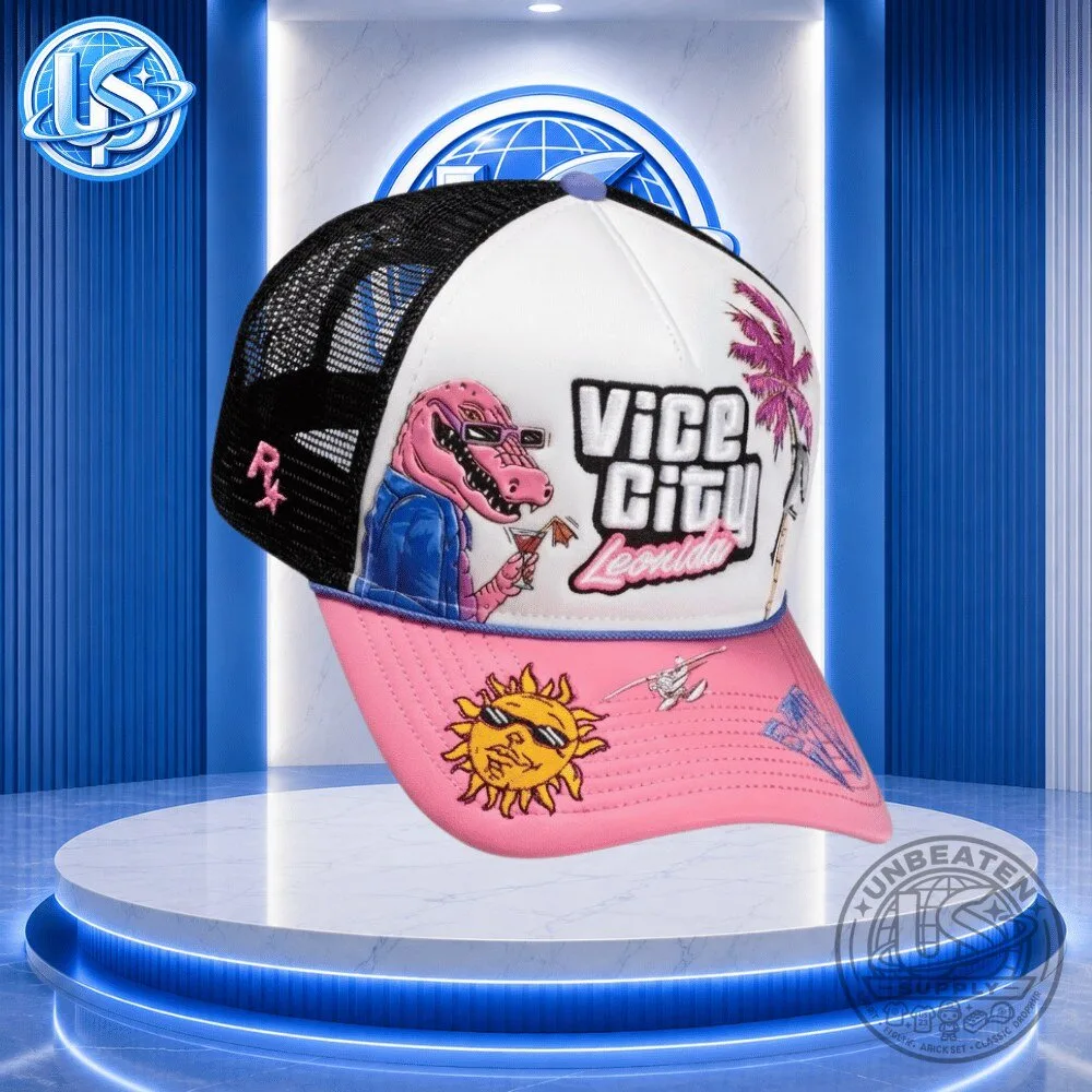 "2026 Rockstar x GTA 6 Vice City Hat: Must-Have Gaming Accessory" 29 Rockstar x GTA 6 Vice City Grand Theft Auto VI: The Goodtime State Leonida Hat 2026