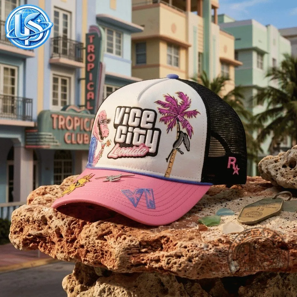 Rockstar x GTA 6 Vice City Grand Theft Auto VI: The Goodtime State Leonida Hat 2026 11 Rockstar x GTA 6 Vice City Grand Theft Auto VI: The Goodtime State Leonida Hat 2026