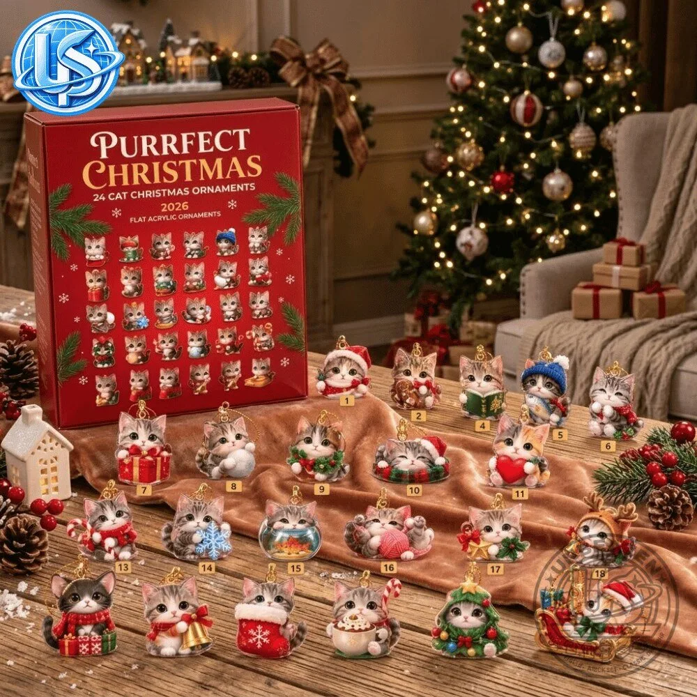 Purrfect Christmas 24 Cat Christmas Ornaments Advent Calendar 2026 9 Purrfect Christmas 24 Cat Christmas Ornaments Advent Calendar 2026