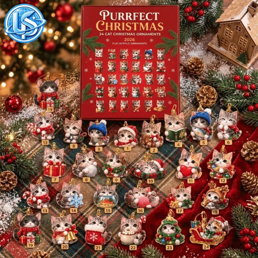 Purrfect Christmas 24 Cat Christmas Ornaments Advent Calendar 2026 10 Purrfect Christmas 24 Cat Christmas Ornaments Advent Calendar 2026