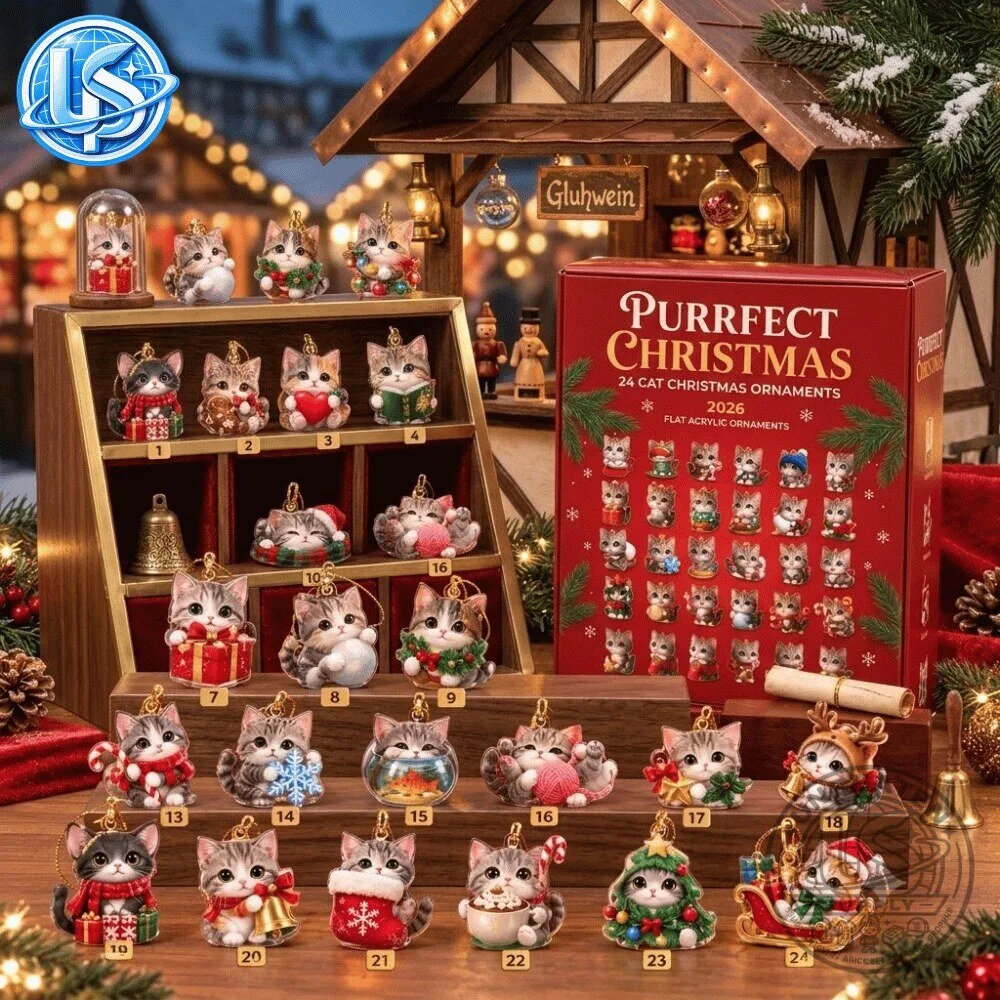 Purrfect Christmas 24 Cat Christmas Ornaments Advent Calendar 2026 11 Purrfect Christmas 24 Cat Christmas Ornaments Advent Calendar 2026