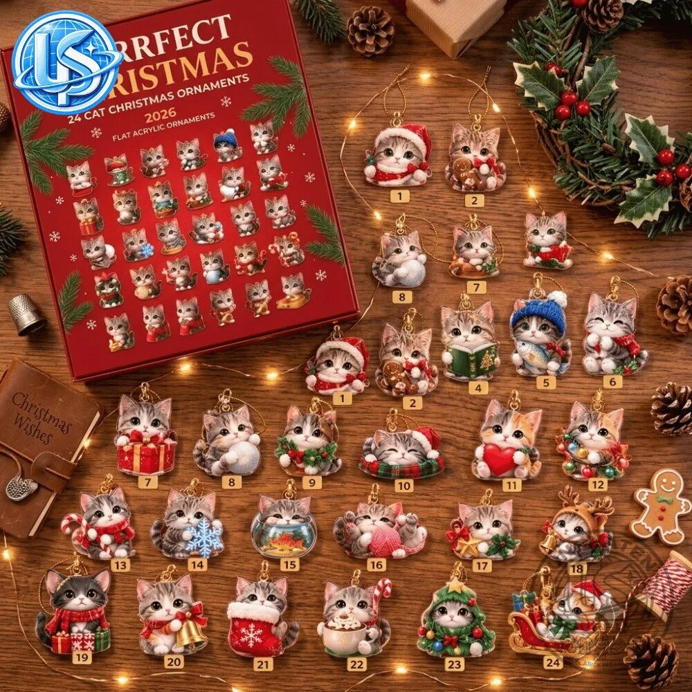 Purrfect Christmas 24 Cat Christmas Ornaments Advent Calendar 2026 12 Purrfect Christmas 24 Cat Christmas Ornaments Advent Calendar 2026