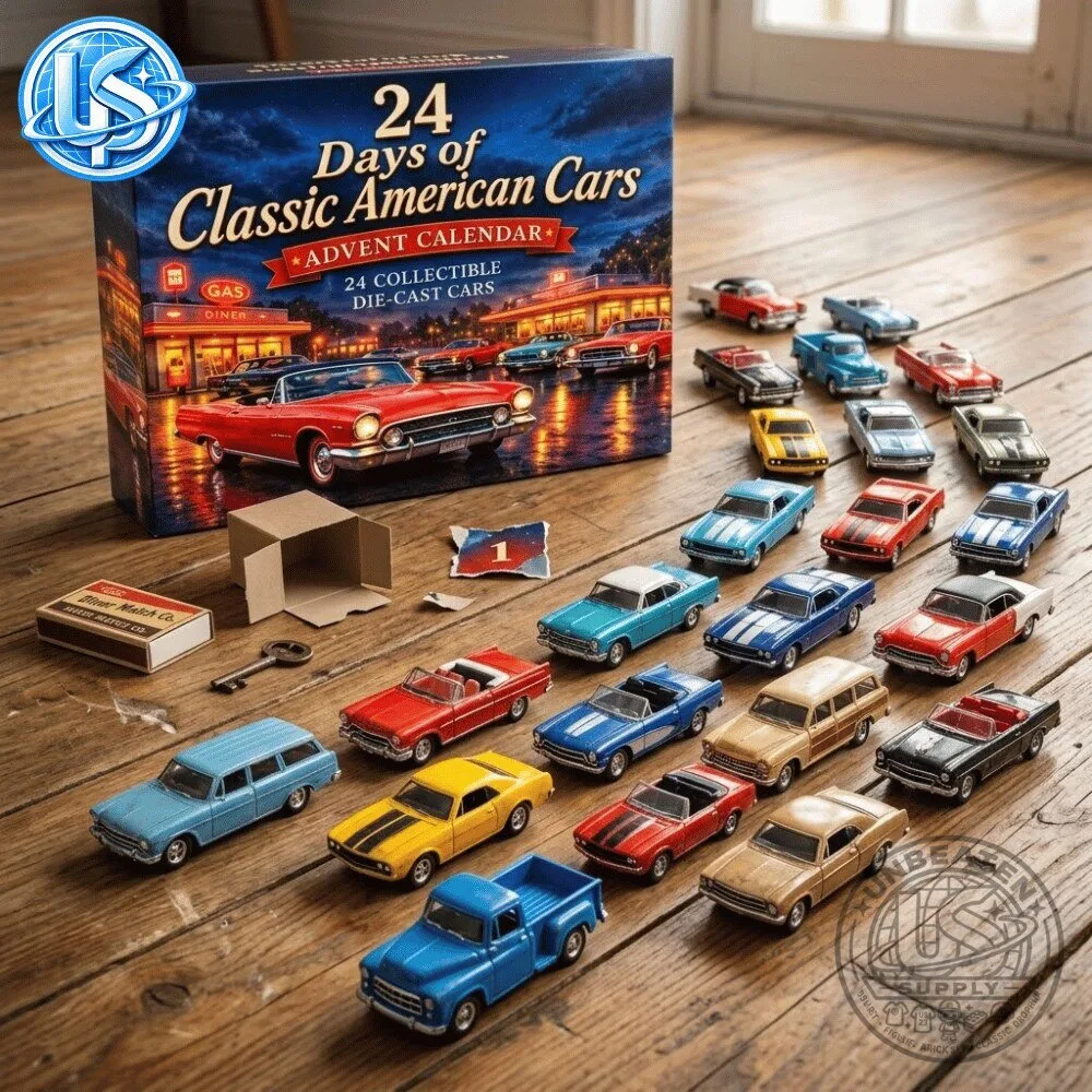 24 Days of Classic American Cars Advent Calendar 2026