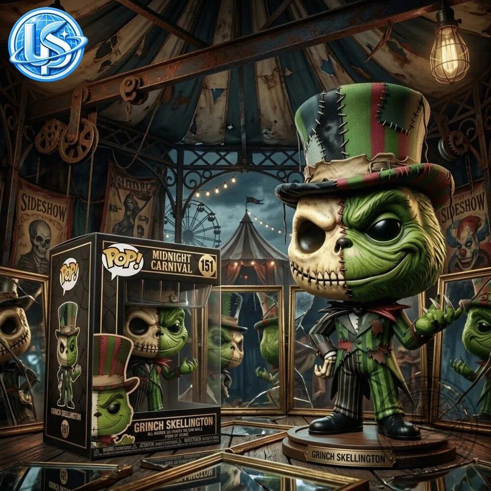 Funko Pop The Nightmare Before Christmas Midnight Carnival Grinch Skellington Figure 13 Funko Pop The Nightmare Before Christmas Midnight Carnival Grinch Skellington Figure
