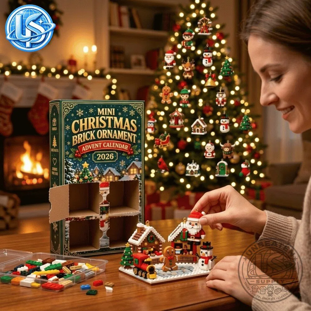 Mini Christmas Brick Ornament Advent Calendar 2026 12 Mini Christmas Brick Ornament Advent Calendar 2026