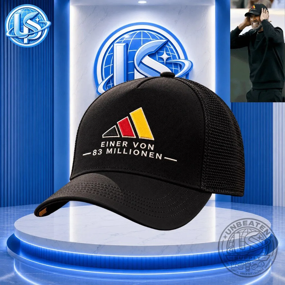 Jurgen Klopp Einer von 83 Millionen German Flag Adidas base Logo Hat Cap 2026