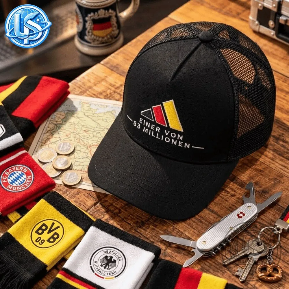 Jurgen Klopp Einer von 83 Millionen German Flag Adidas base Logo Hat Cap 2026 9 Jurgen Klopp Einer von 83 Millionen German Flag Adidas base Logo Hat Cap 2026