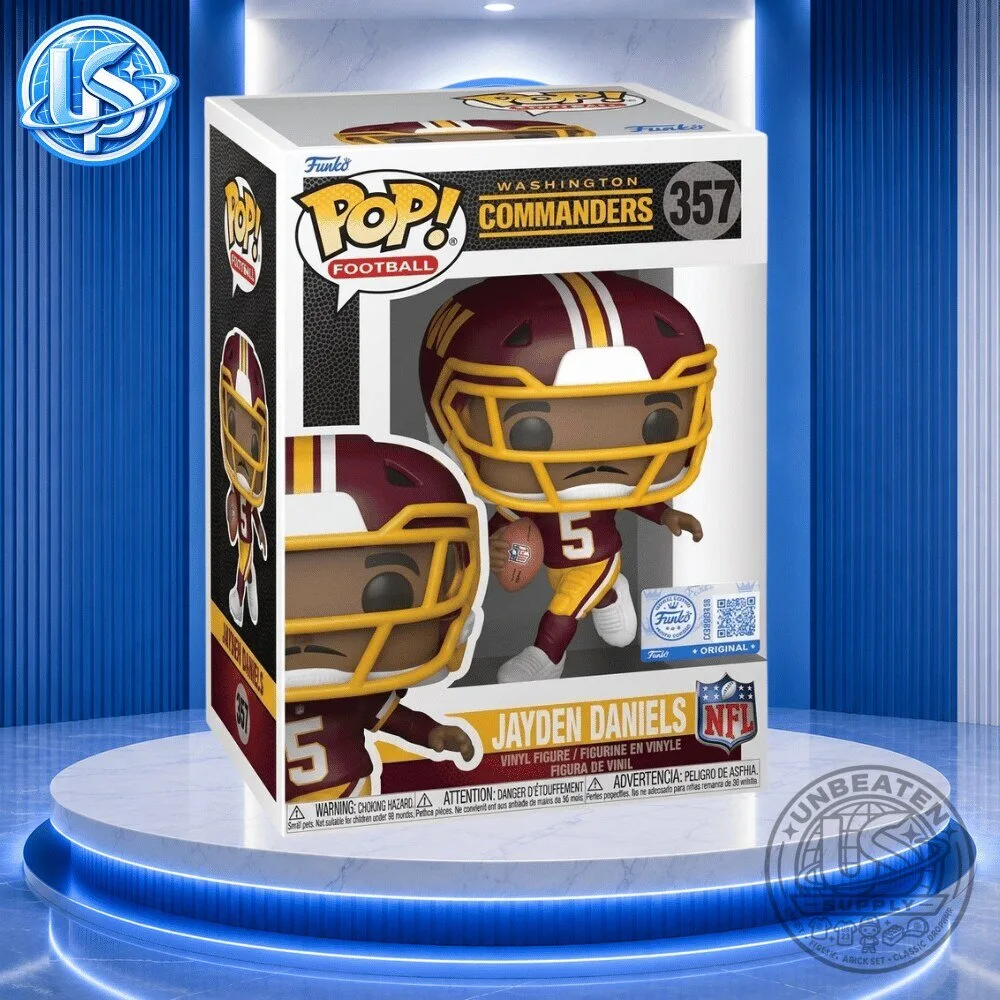 Funko Pop! NFL: Washington Commanders Jayden Daniels Figure