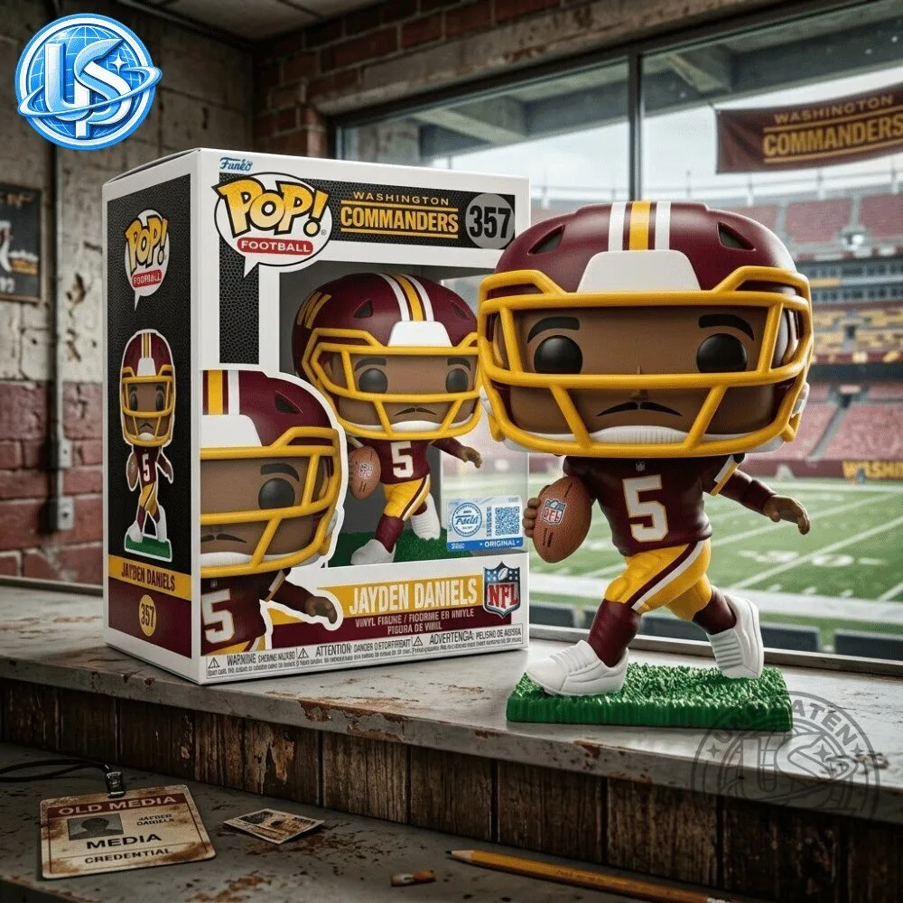 Funko Pop! NFL: Washington Commanders Jayden Daniels Figure 8 Funko Pop! NFL: Washington Commanders Jayden Daniels Figure