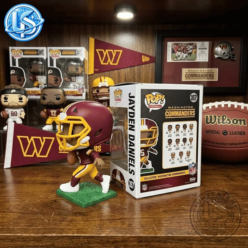 Funko Pop! NFL: Washington Commanders Jayden Daniels Figure 10 Funko Pop! NFL: Washington Commanders Jayden Daniels Figure