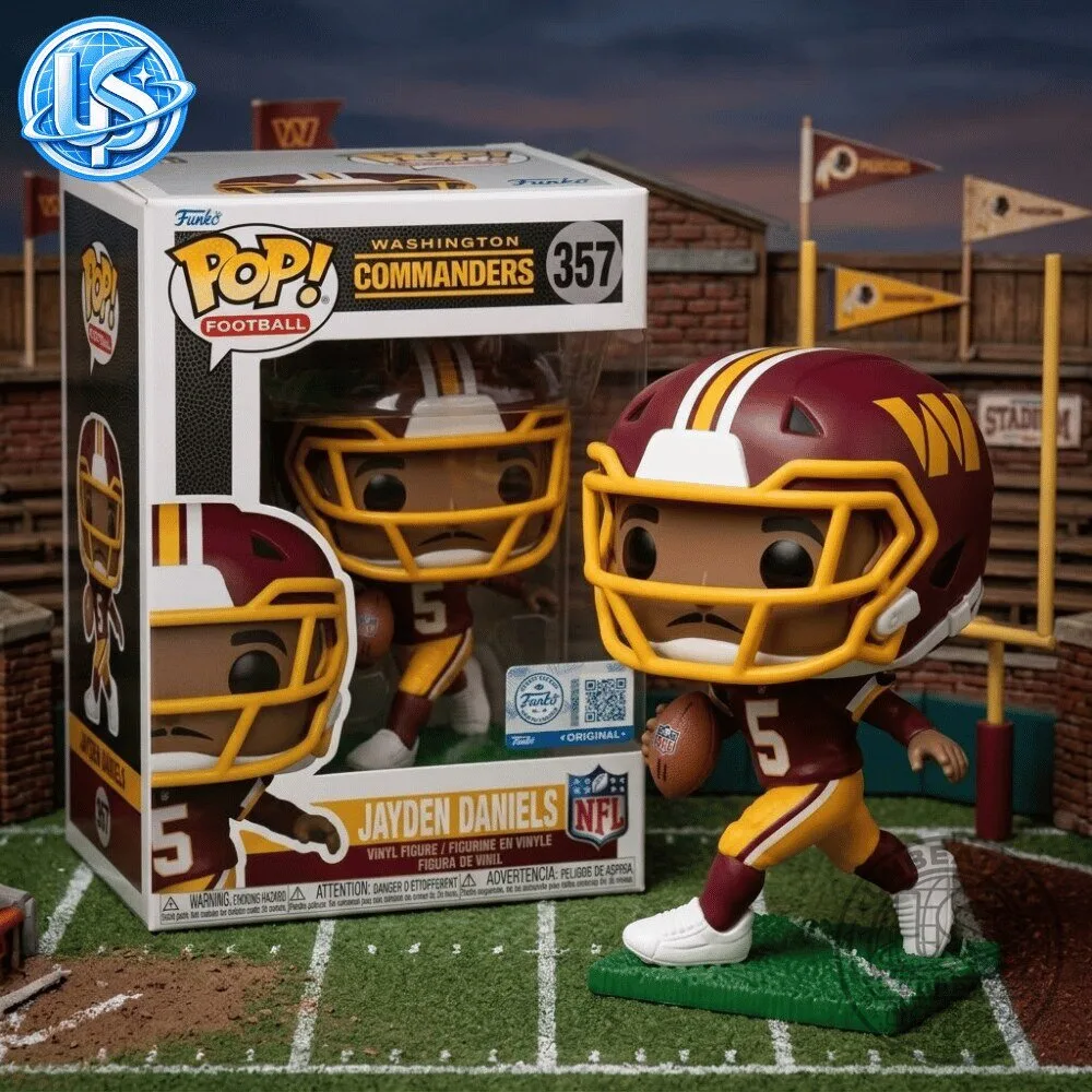 Funko Pop! NFL: Washington Commanders Jayden Daniels Figure 11 Funko Pop! NFL: Washington Commanders Jayden Daniels Figure
