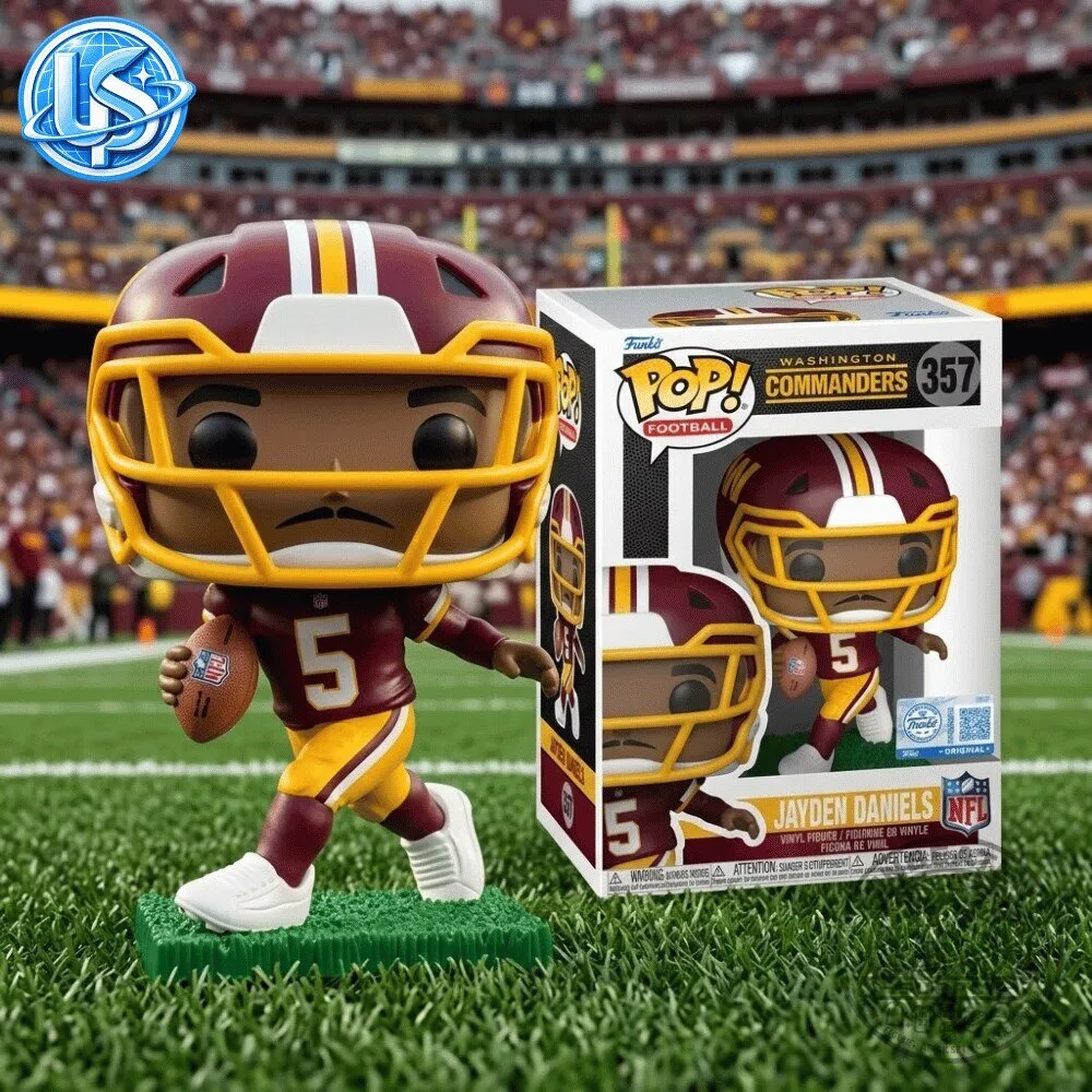 Funko Pop! NFL: Washington Commanders Jayden Daniels Figure 12 Funko Pop! NFL: Washington Commanders Jayden Daniels Figure