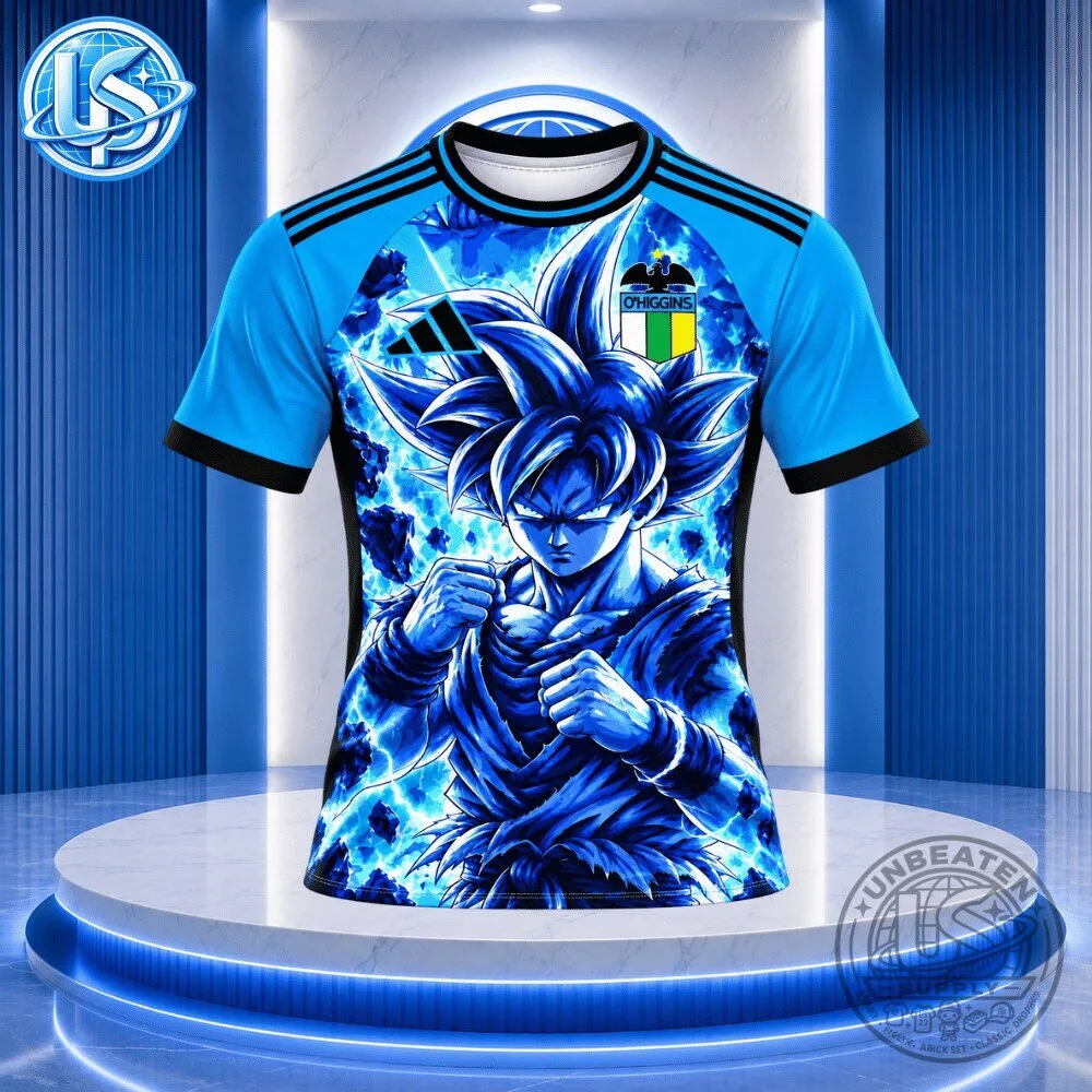 O'Higgins FC x Dragon Ball Z Blue Energy Special Jersey Shirt