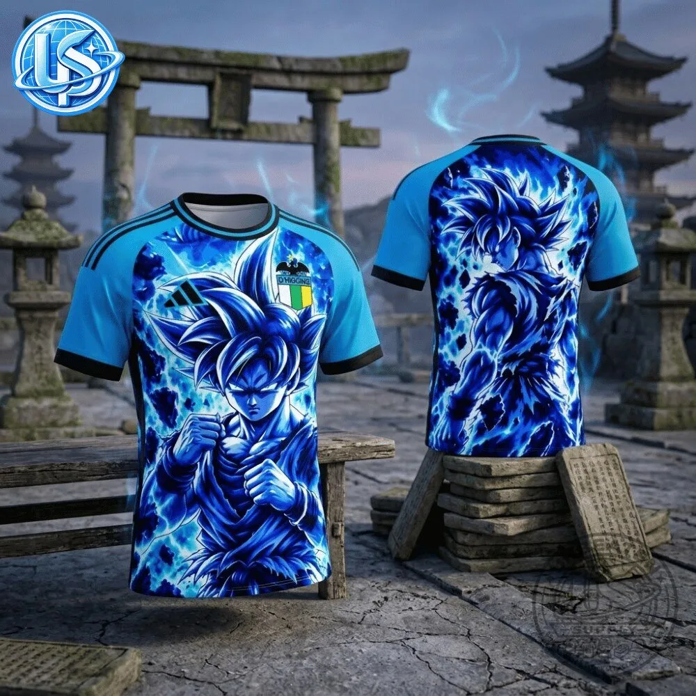 O'Higgins FC x Dragon Ball Z Blue Energy Special Jersey Shirt 8 O'Higgins FC x Dragon Ball Z Blue Energy Special Jersey Shirt
