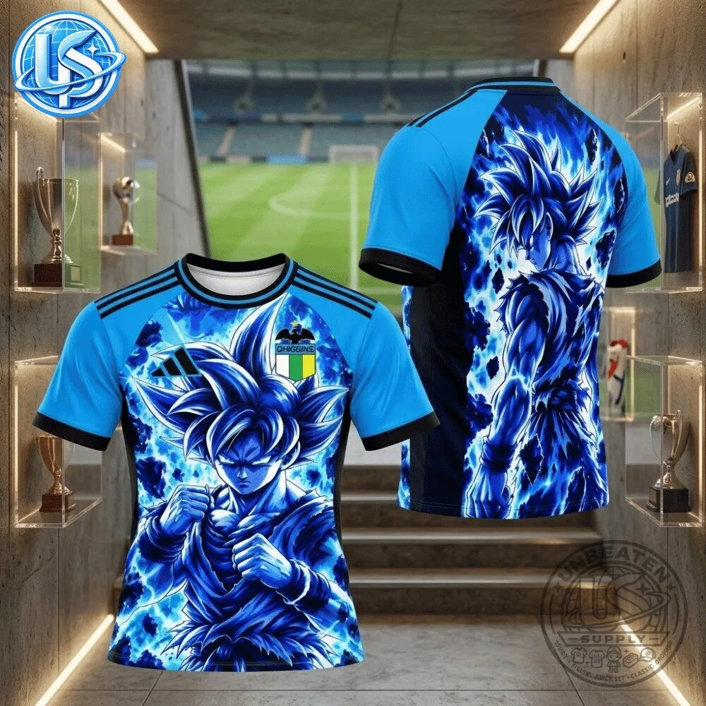 O'Higgins FC x Dragon Ball Z Blue Energy Special Jersey Shirt 9 O'Higgins FC x Dragon Ball Z Blue Energy Special Jersey Shirt