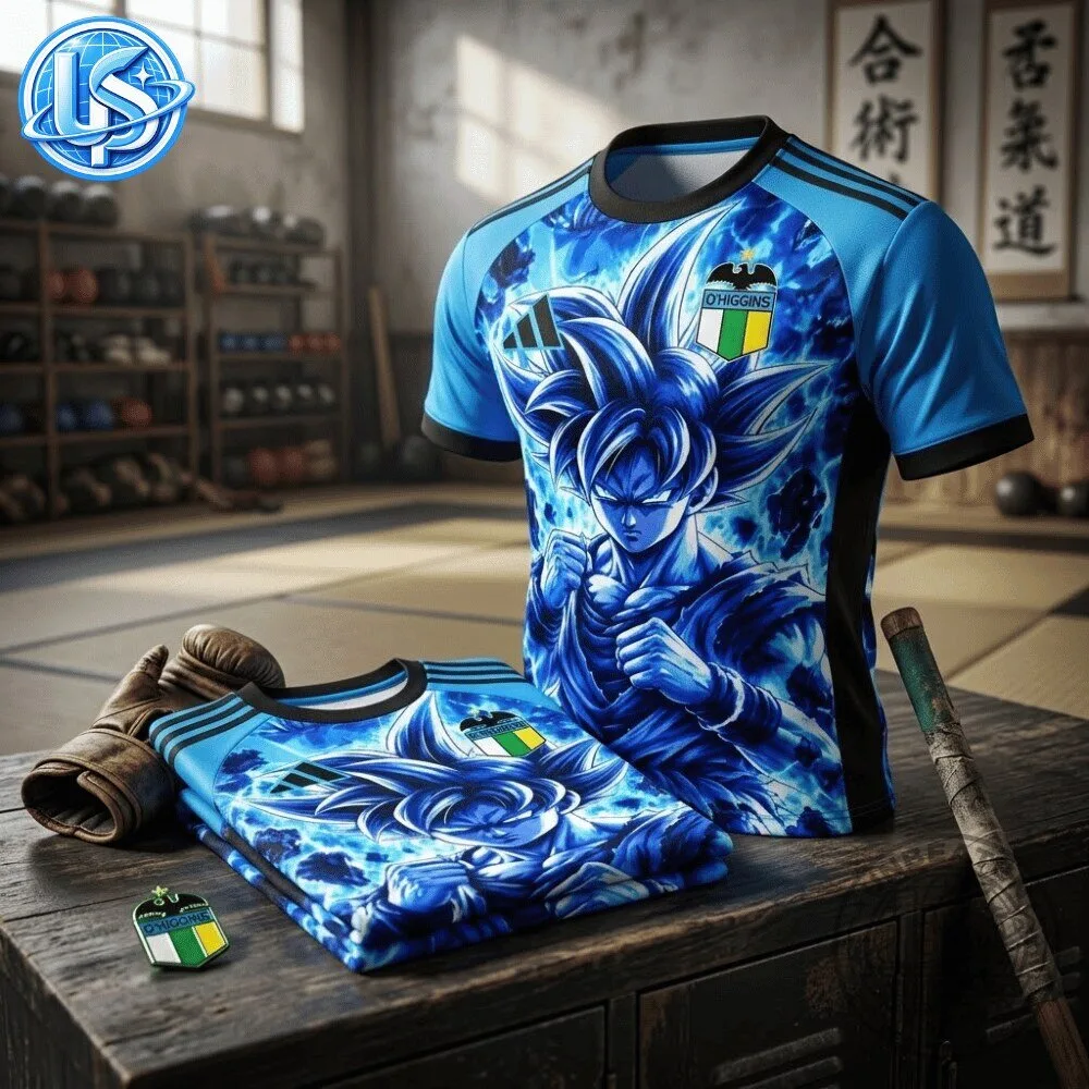 O'Higgins FC x Dragon Ball Z Blue Energy Special Jersey Shirt 10 O'Higgins FC x Dragon Ball Z Blue Energy Special Jersey Shirt