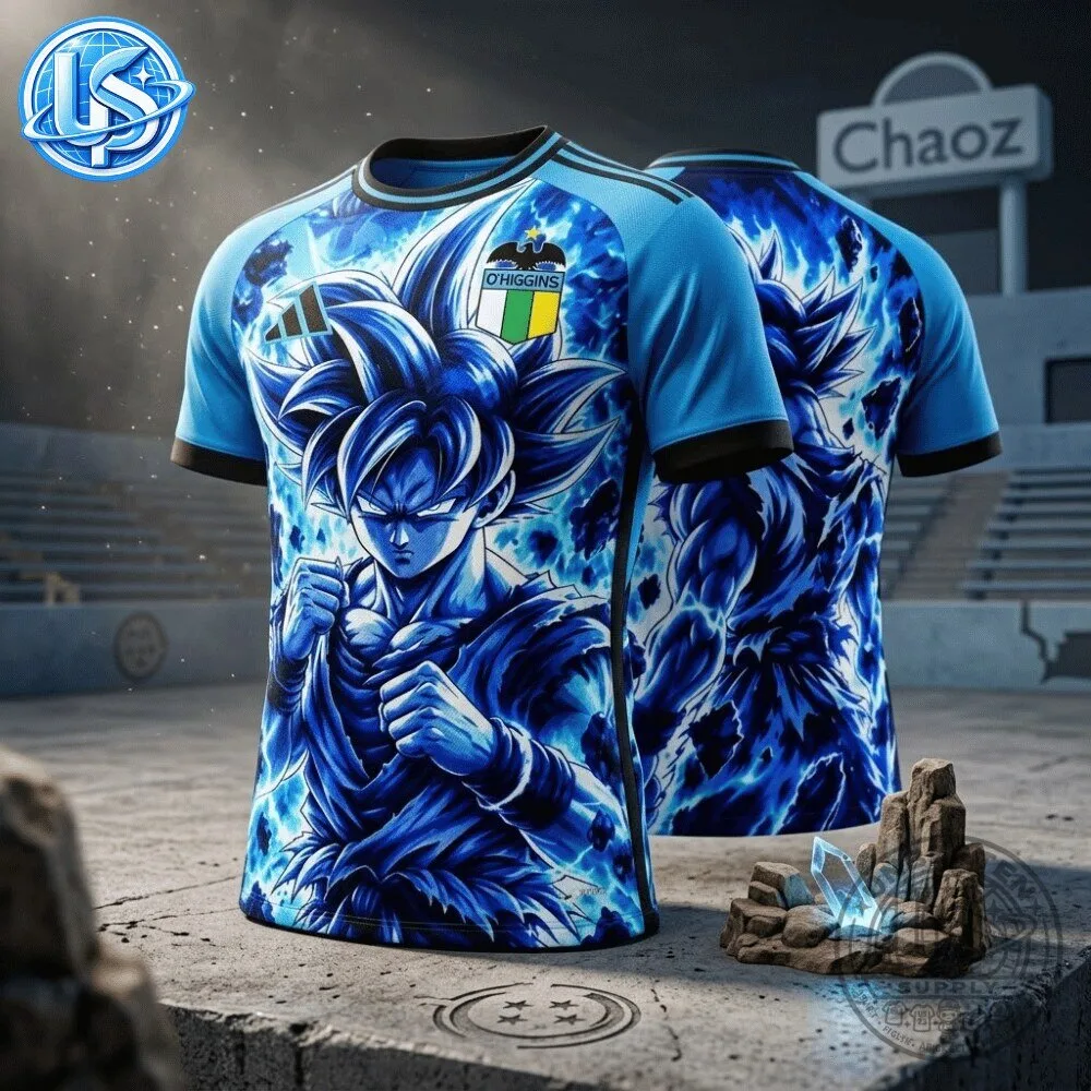 O'Higgins FC x Dragon Ball Z Blue Energy Special Jersey Shirt 11 O'Higgins FC x Dragon Ball Z Blue Energy Special Jersey Shirt