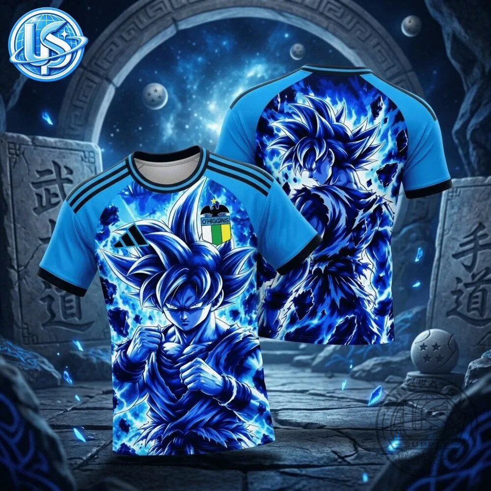 O'Higgins FC x Dragon Ball Z Blue Energy Special Jersey Shirt 13 O'Higgins FC x Dragon Ball Z Blue Energy Special Jersey Shirt