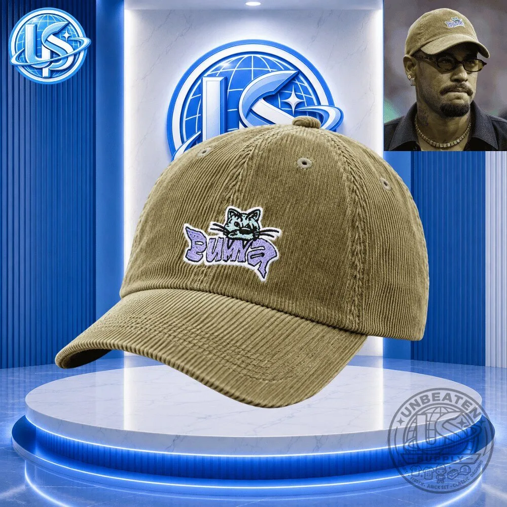 Neymar Jr. in attendance at the NFL final in Rio de Janeiro PUMA Cat Hat Cap 2026