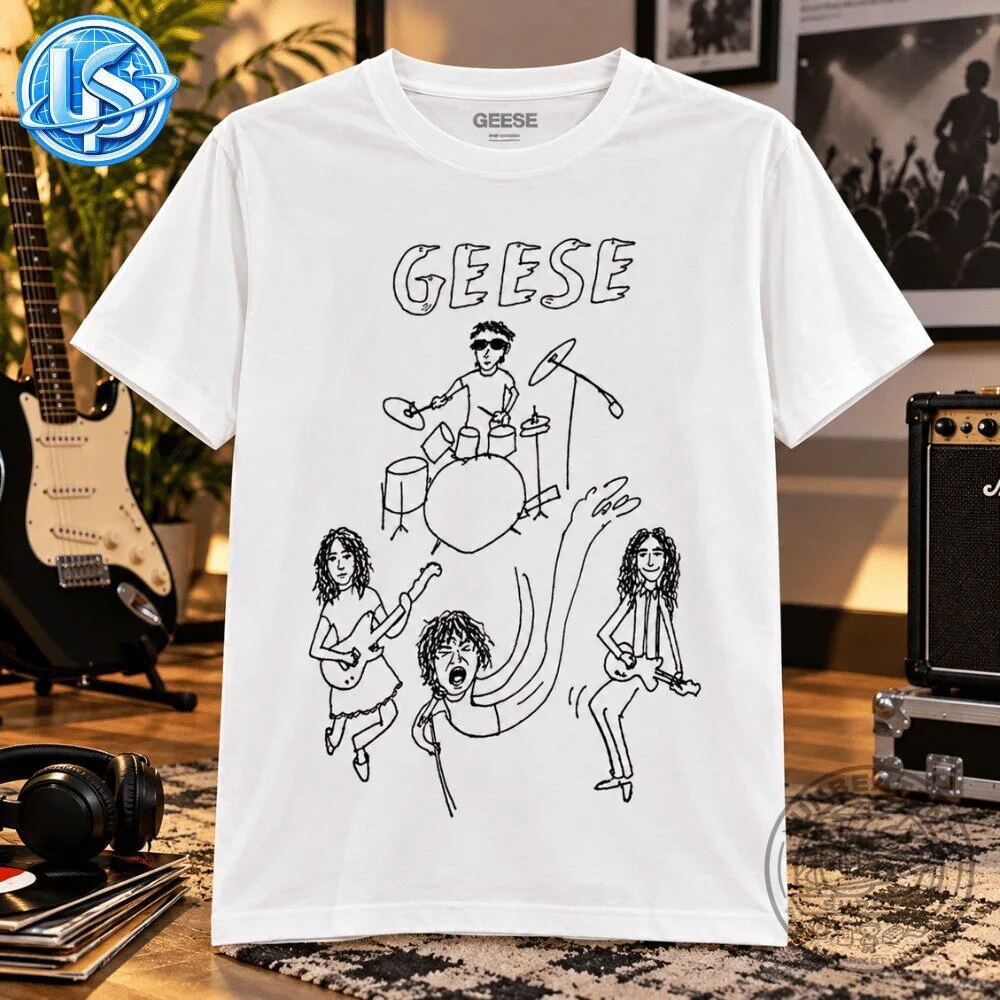 GEESE Shirt Graham Coxon Drawing of Blur T Shirt 13 GEESE Shirt Graham Coxon Drawing of Blur T Shirt