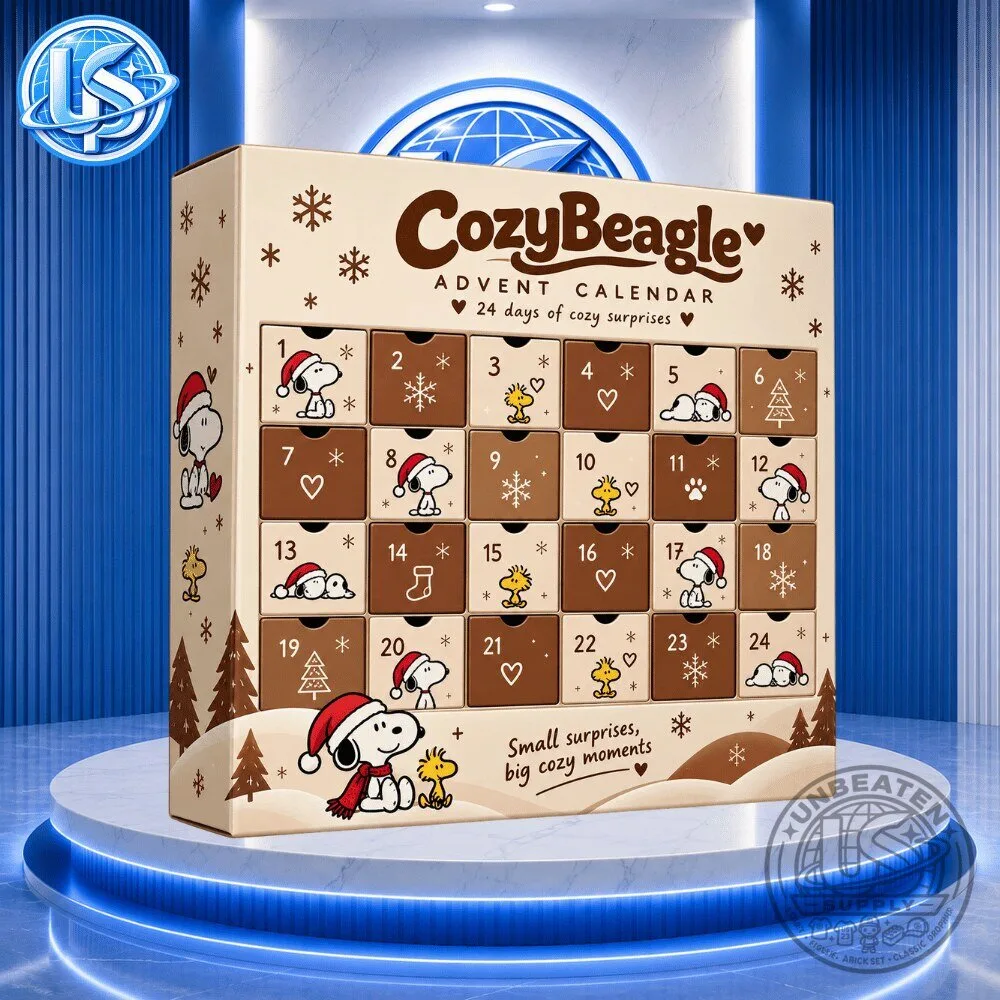 Snoopy Cozy Beagle Advent Calendar 2026 Small surprises Big Cozy Moments