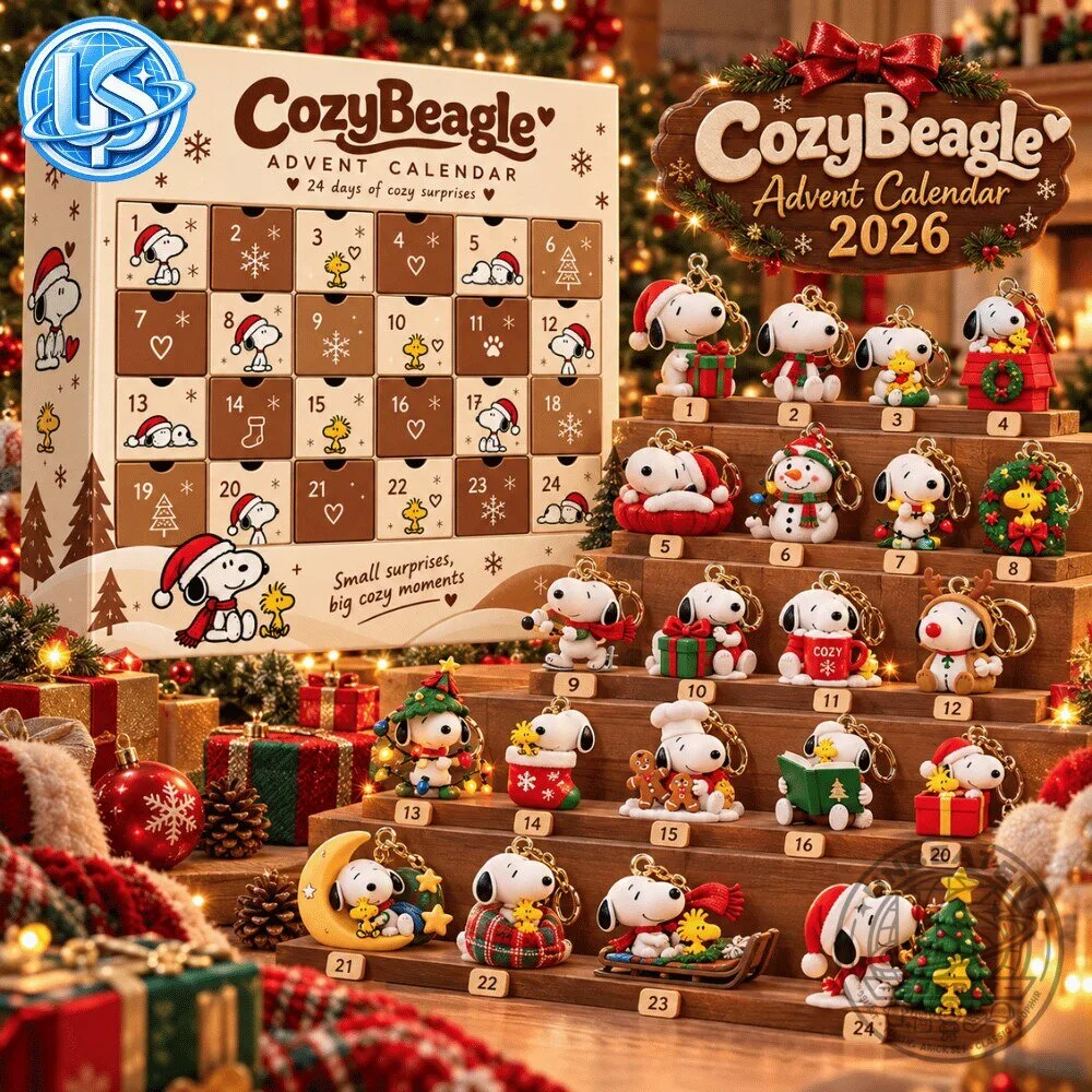 Snoopy Cozy Beagle Advent Calendar 2026 Small surprises Big Cozy Moments