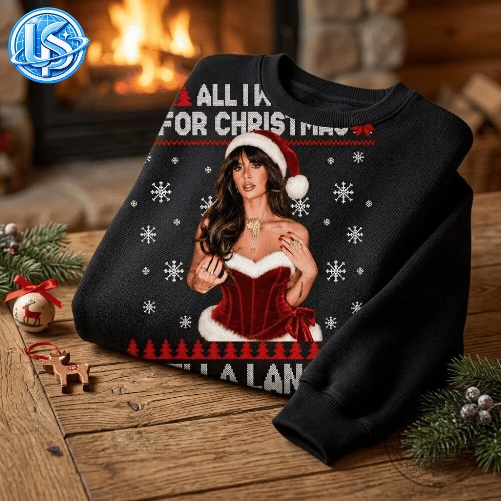All I Want For Christmas Is Ella Langley Sweatshirt 2026 Special 13 All I Want For Christmas Is Ella Langley Sweatshirt 2026 Special