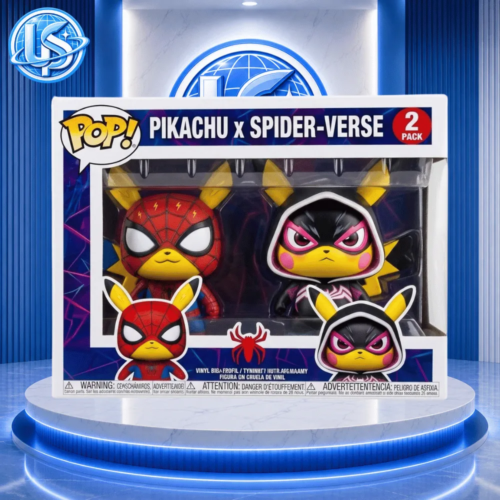 Funko Pop 2 Pack Pikachu x Spider-Verse Special Edition Figures 7 Funko Pop 2 Pack Pikachu x Spider-Verse Special Edition Figures
