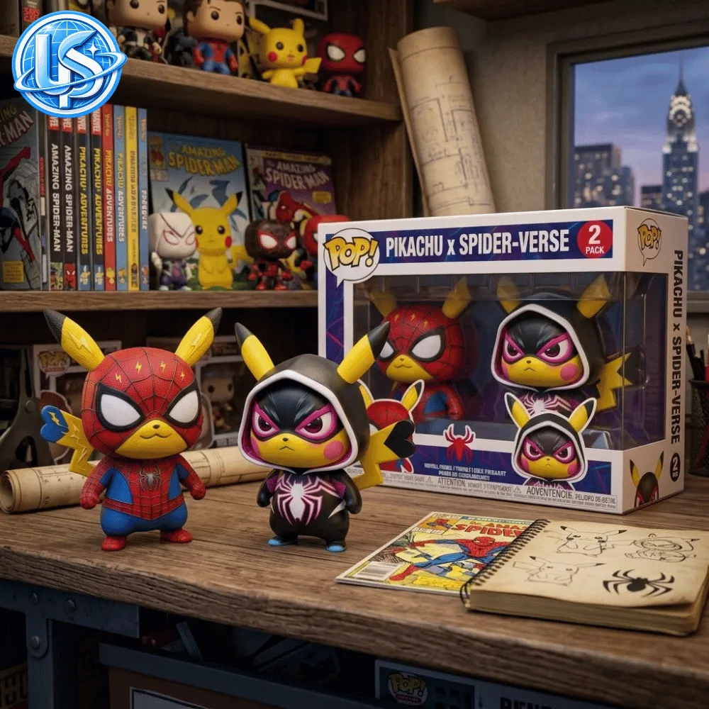 Funko Pop 2 Pack Pikachu x Spider-Verse Special Edition Figures 9 Funko Pop 2 Pack Pikachu x Spider-Verse Special Edition Figures