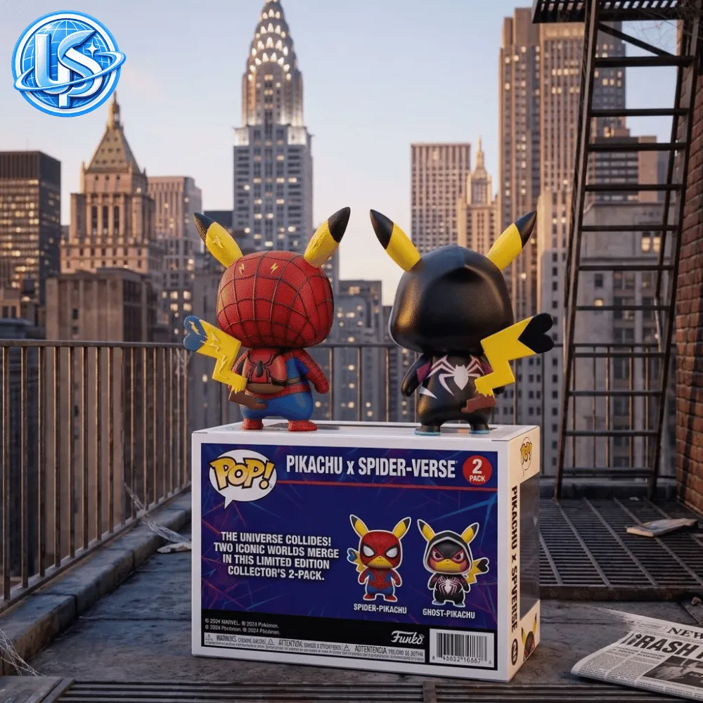 Funko Pop 2 Pack Pikachu x Spider-Verse Special Edition Figures 12 Funko Pop 2 Pack Pikachu x Spider-Verse Special Edition Figures