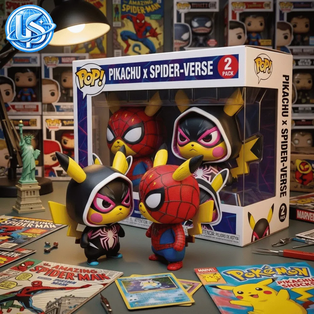 Funko Pop 2 Pack Pikachu x Spider-Verse Special Edition Figures 13 Funko Pop 2 Pack Pikachu x Spider-Verse Special Edition Figures