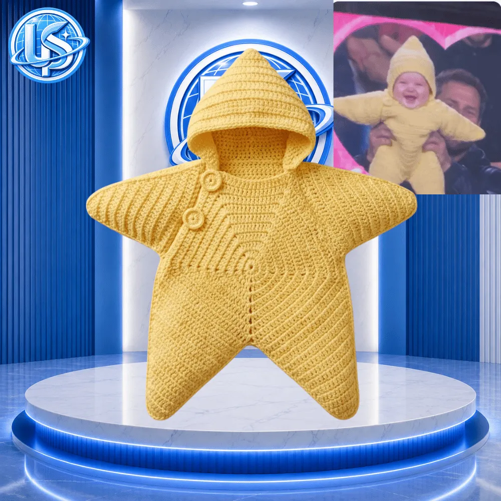Kiss Cam Special Moment Crochet Baby Star Suit