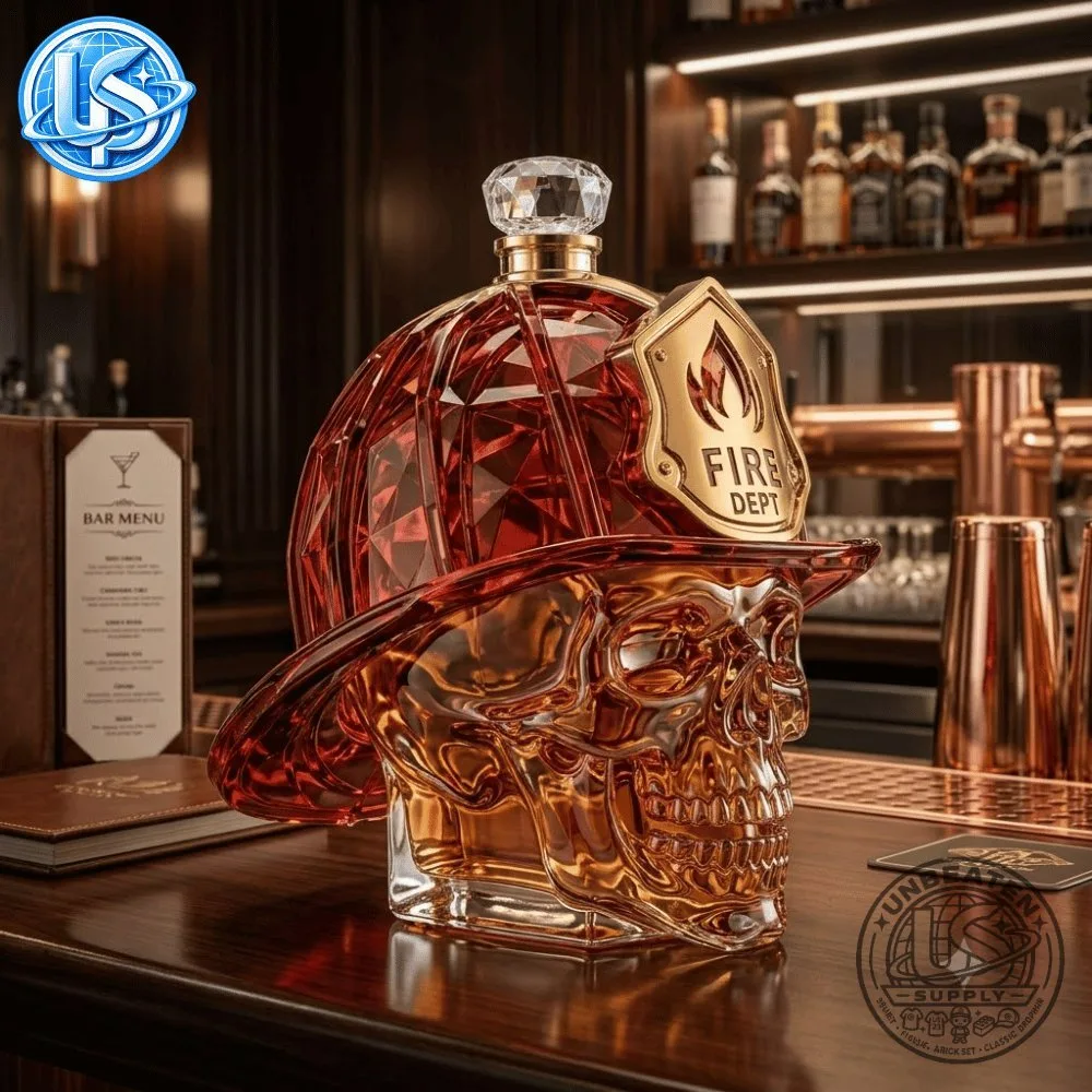 Fire Department Skull Helmet Glass Decanter Bottle 2026 Special 8 Fire Department Skull Helmet Glass Decanter Bottle 2026 Special 22