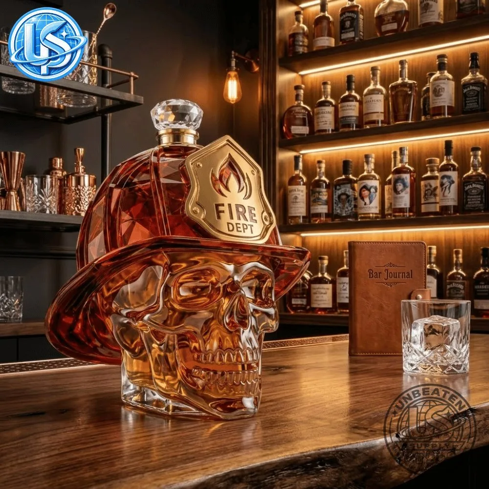 Fire Department Skull Helmet Glass Decanter Bottle 2026 Special 10 Fire Department Skull Helmet Glass Decanter Bottle 2026 Special 44