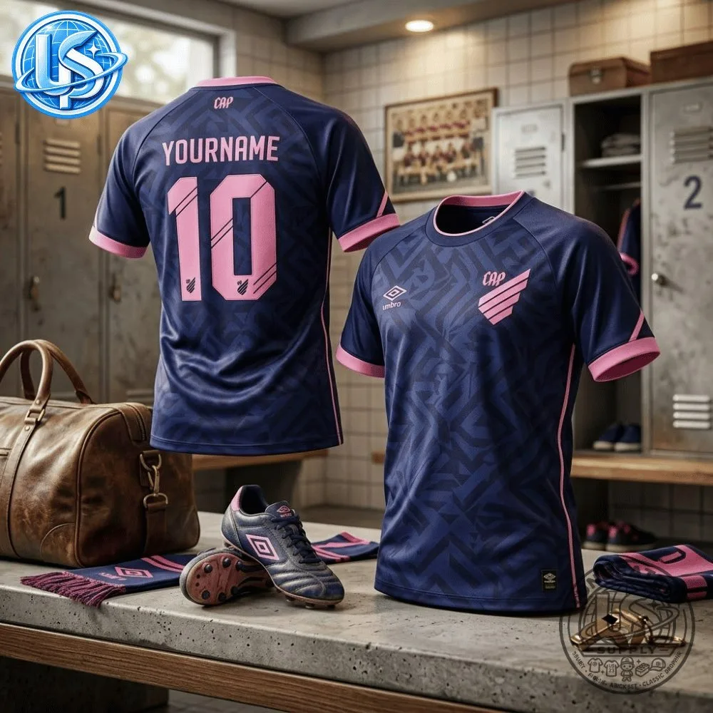 Umbro Athletico Paranaense & Santos 2026 Pink October Kits Jersey Shirt 10 Umbro Athletico Paranaense & Santos 2026 Pink October Kits Jersey Shirt