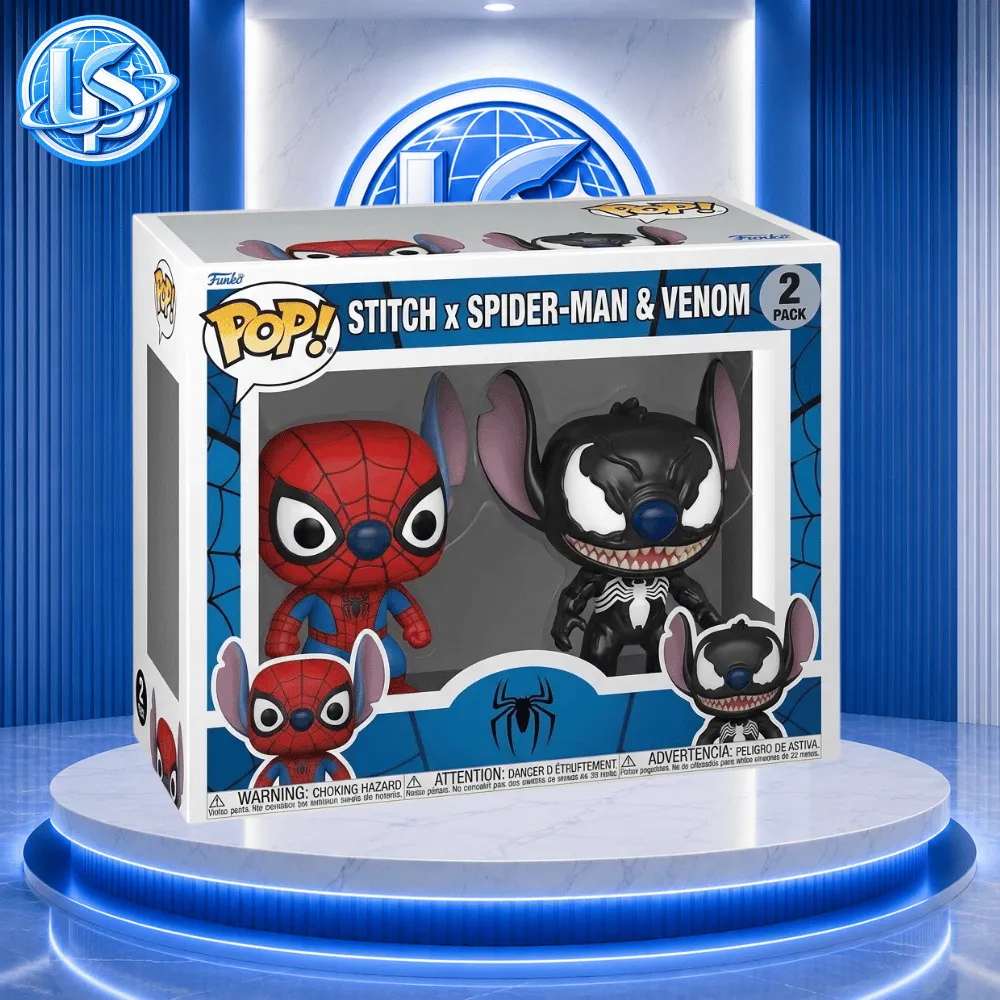Funko Pop Stitch x Spider-Man & Venom 2 Pack Special Figure 7 Funko Pop Stitch x Spider-Man & Venom 2 Pack Special Figure