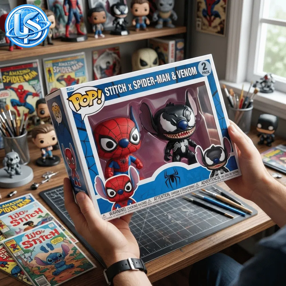 Funko Pop Stitch x Spider-Man & Venom 2 Pack Special Figure 11 Funko Pop Stitch x Spider-Man & Venom 2 Pack Special Figure