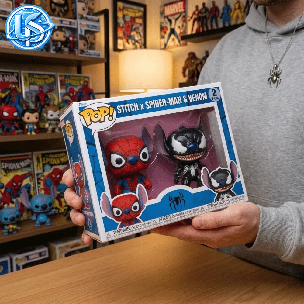 Funko Pop Stitch x Spider-Man & Venom 2 Pack Special Figure 13 Funko Pop Stitch x Spider-Man & Venom 2 Pack Special Figure