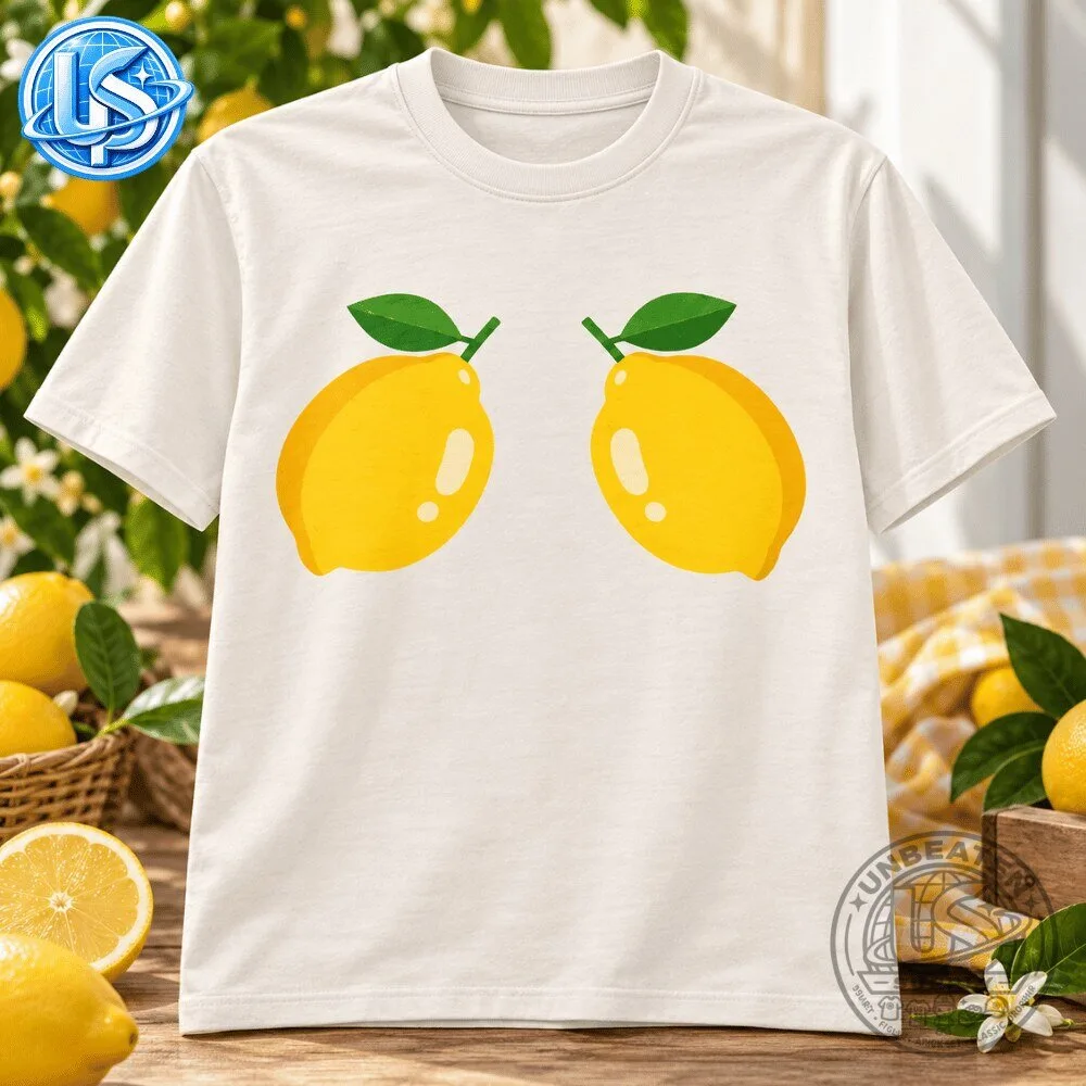 Lemon Boobs Graphic T Shirt
