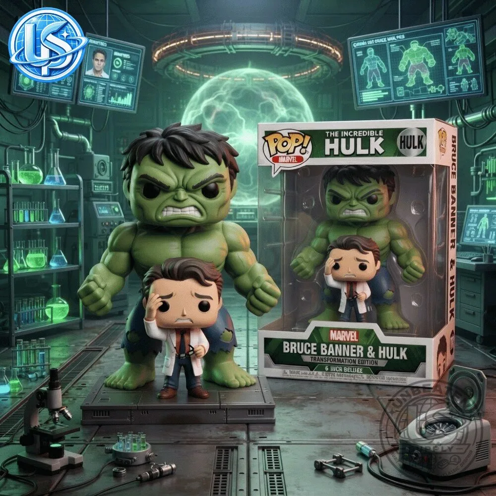 Funko Pop! Marvel The Incredible Hulk Bruce Banner & Hulk Figures